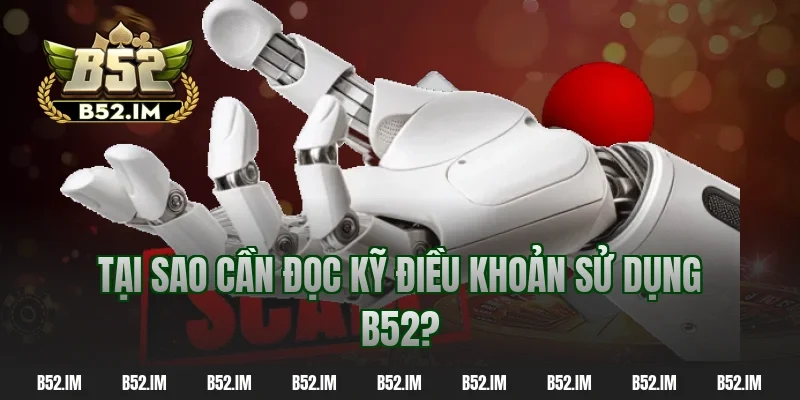 Tại sao cần đọc kỹ điều khoản sử dụng B52?